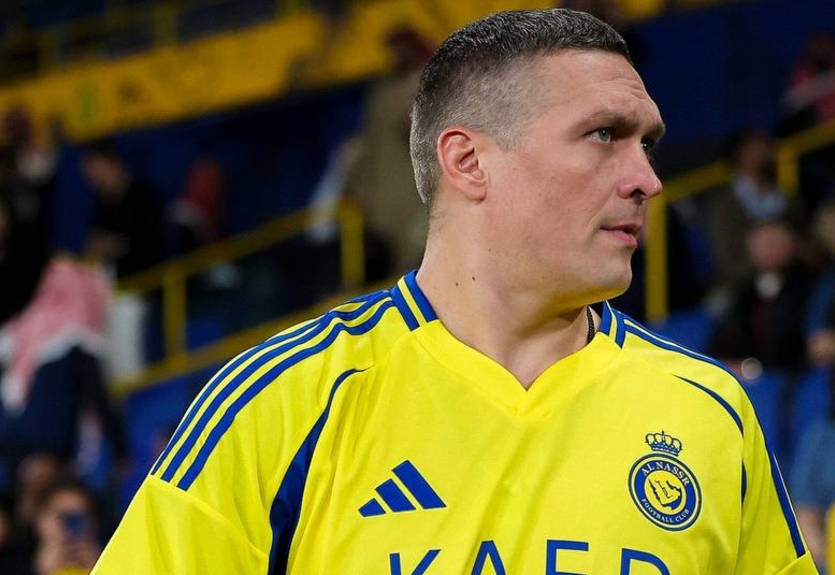 Усик відвідав матч Ан-Насра Роналду