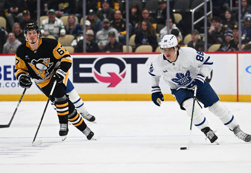 НХЛ: Вегас обыграл Нью-Джерси, Торонто дожал Питтсбург в овертайме