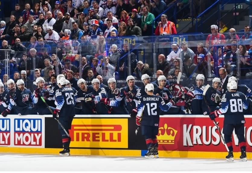 Дания - США: видео онлайн трансляция матча ЧМ-2019 по хоккею