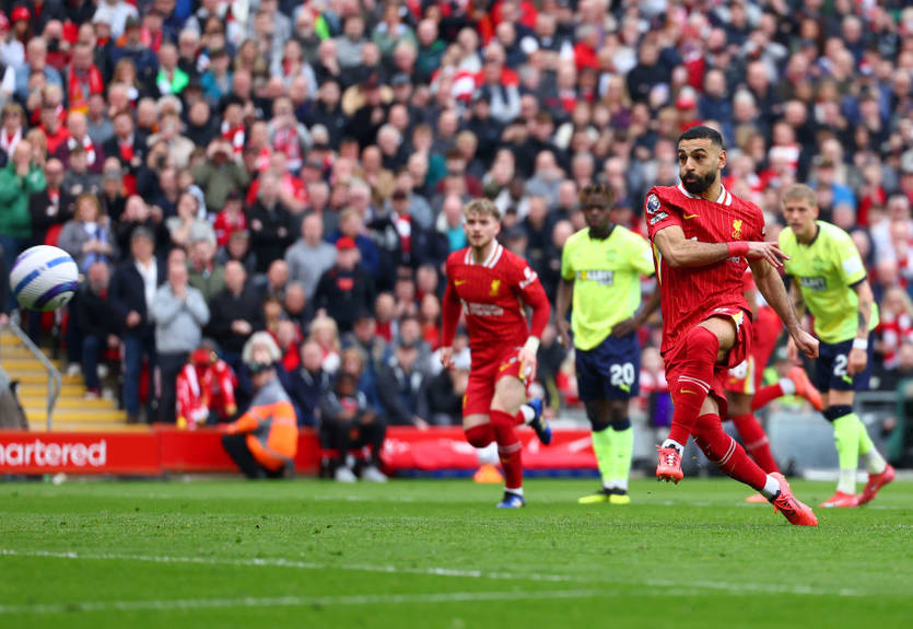 Салах поднялся в тройку лучших бомбардиров Ливерпуля за всю историю