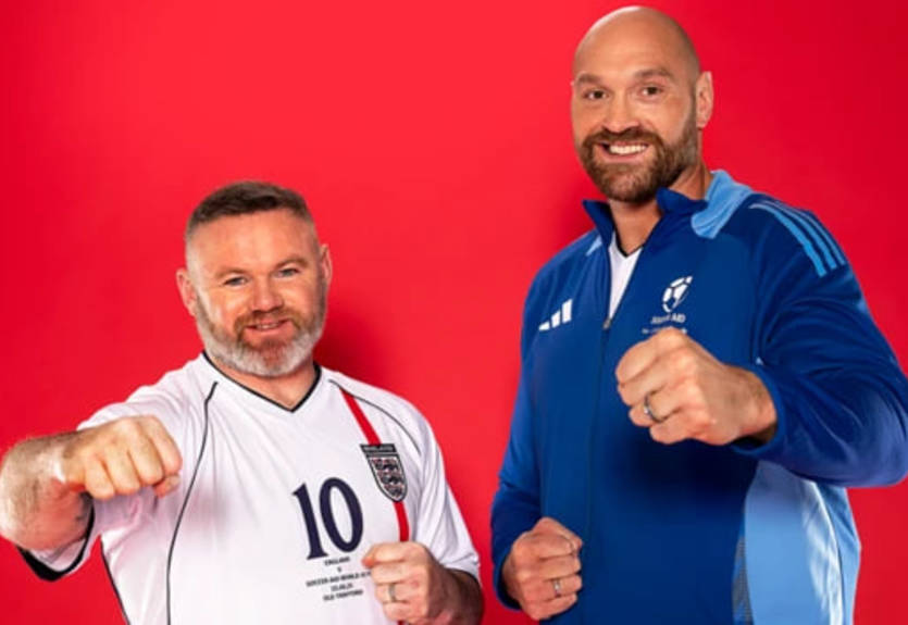 "Тренировать Руни": Фьюри назвал причину, почему он посетил Олд Траффорд