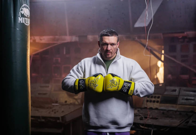 Усик провел тренировку на разрушенной россиянами ТЭС