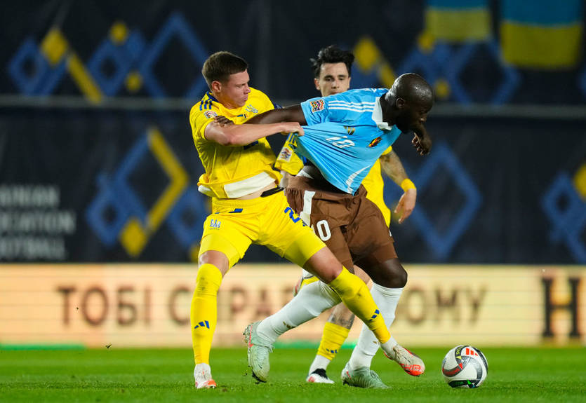 Украина - Бельгия: видео голов