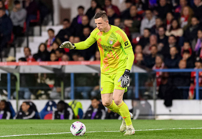 Трубин впервые за четыре поединка Бенфики не пропустил