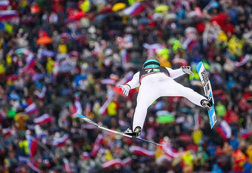 Словенский спортсмен установил мировой рекорд по прыжкам с трамплина