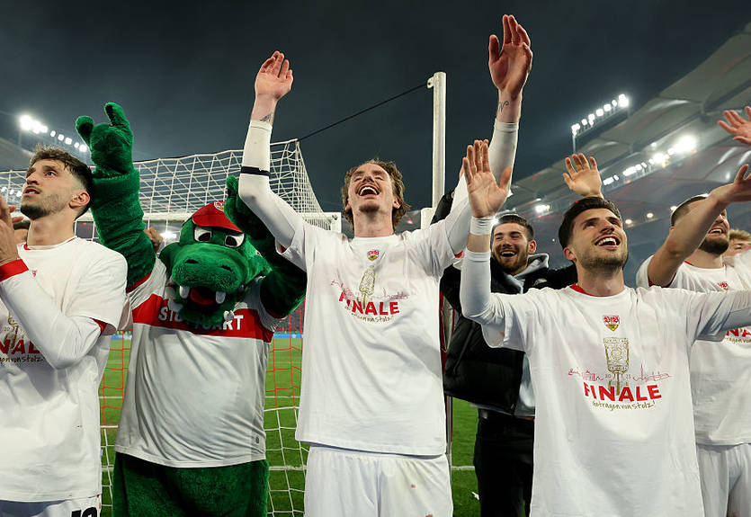 Штуттгарт стал вторым финалистом Кубка Германии, победив РБ Лейпциг