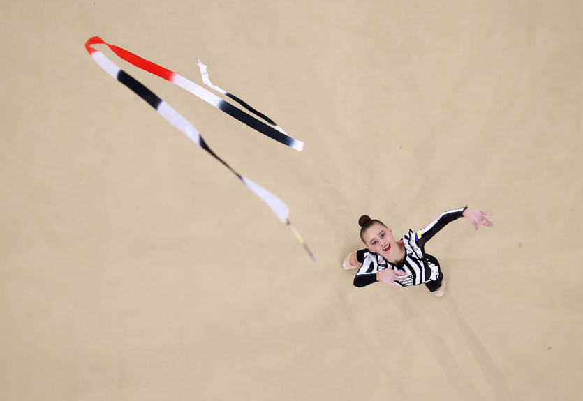 Онофрийчук завоевала еще две золотые медали на этапе Кубка мира по художественной гимнастике