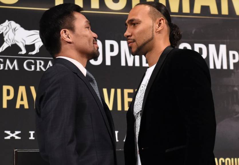 Пакьяо - Турман: боксеры сошлись в битве взглядов