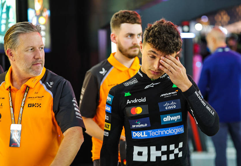 Руководитель Макларен прокомментировал аварию Норриса на квалификации