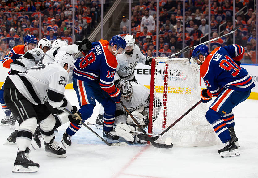 НХЛ, плей-офф: Сент-Луис и Эдмонтон сравняли счет в своих сериях НХЛ, плей-офф: Сент-Луис и Эдмонтон сравняли счет в своих сериях