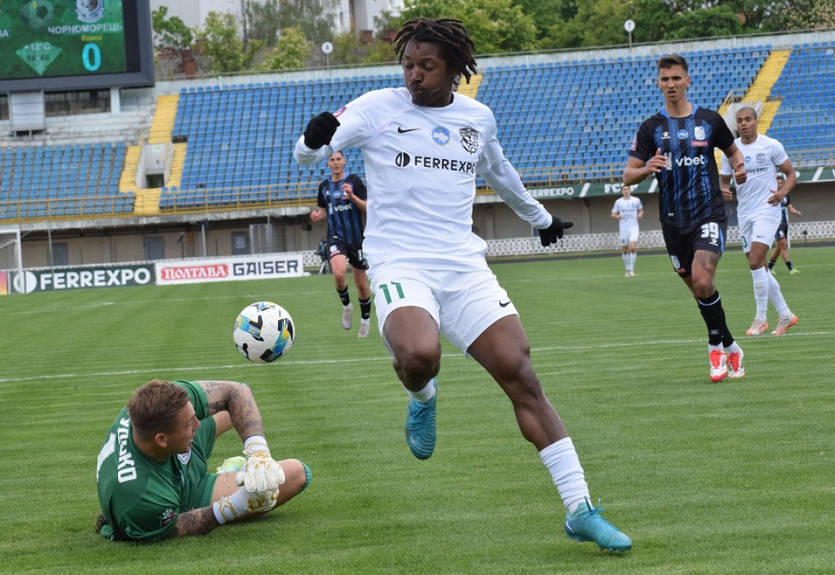 Черноморец в непростом поединке переиграл Ворсклу