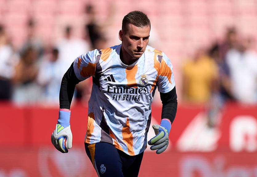 Лунин попрощался с Анчелотти