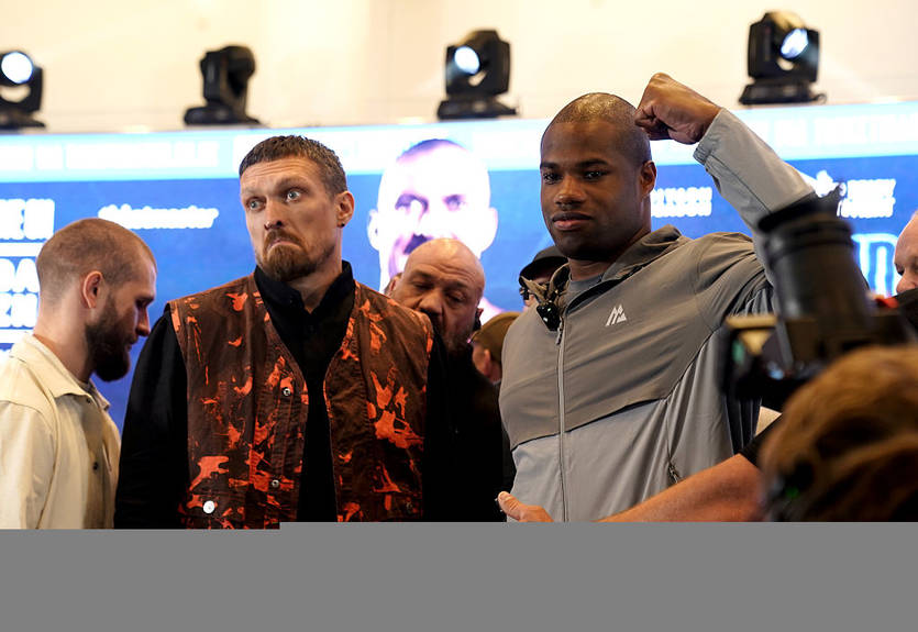 "Даніель, будь ласка": Усик звернувся до Дюбуа напередодні реваншу "Даніель, будь ласка": Усик звернувся до Дюбуа напередодні реваншу