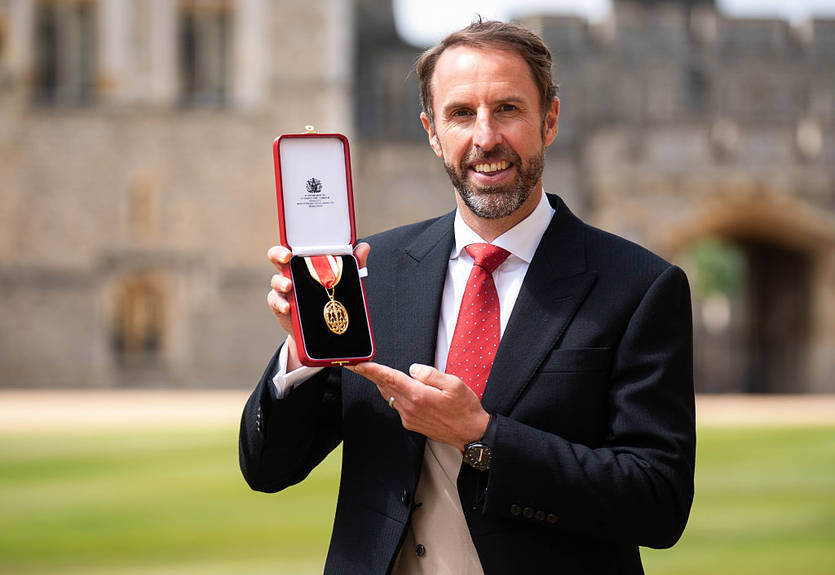 Саутгейт прошел посвящение в рыцари