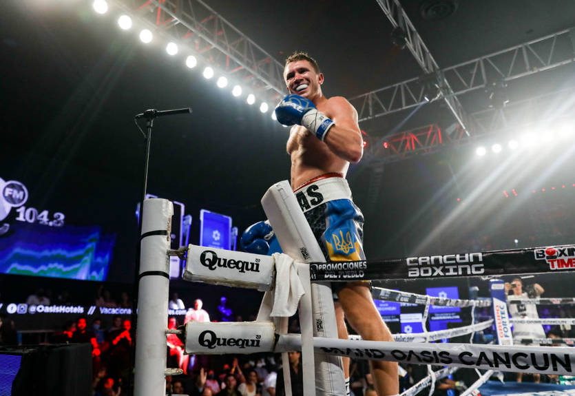 Шелестюк быстро разобрался с соперником, отправив в жесткий нокаут