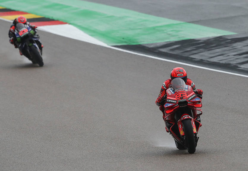 Марк Маркес із камбеком переміг у дощовому спринті Мото Гран-прі Німеччини