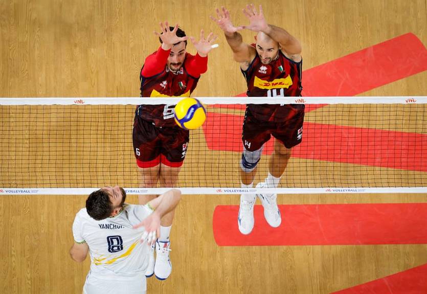 Волейбольная сборная Украины проиграла Италии в Лиге наций