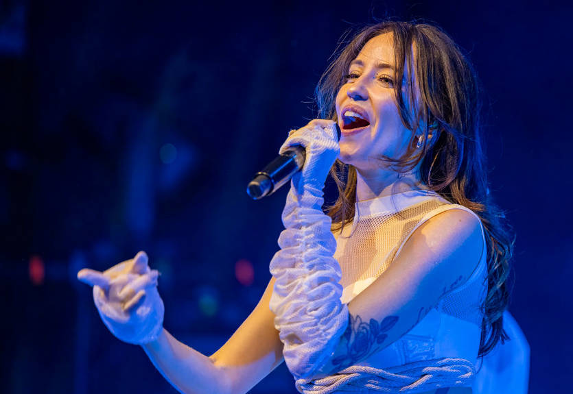 Дорофеева исполнила гимн Украины перед реваншем Усика и Дюбуа