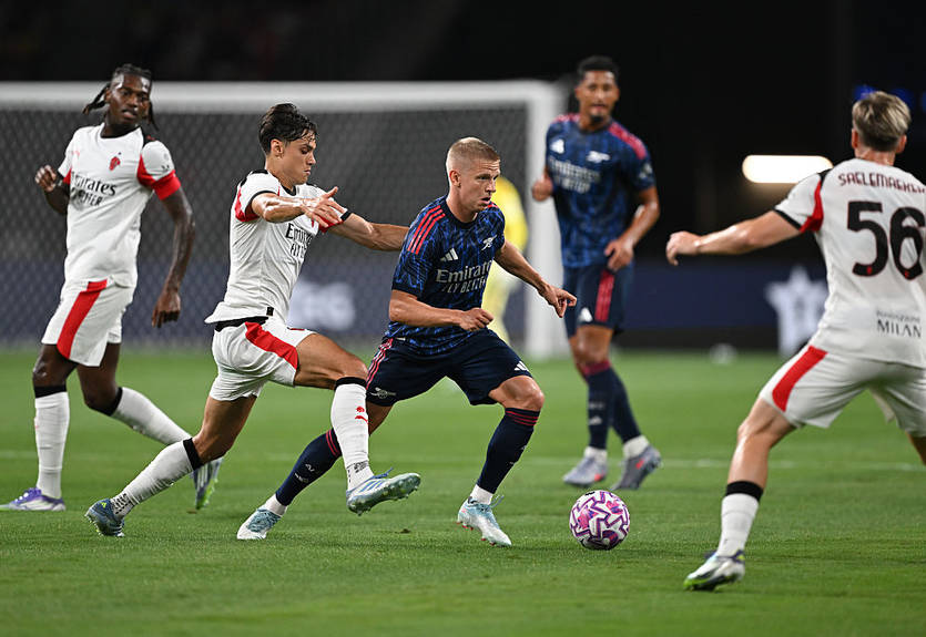 Арсенал із Зінченком обіграв Мілан у товариському матчі