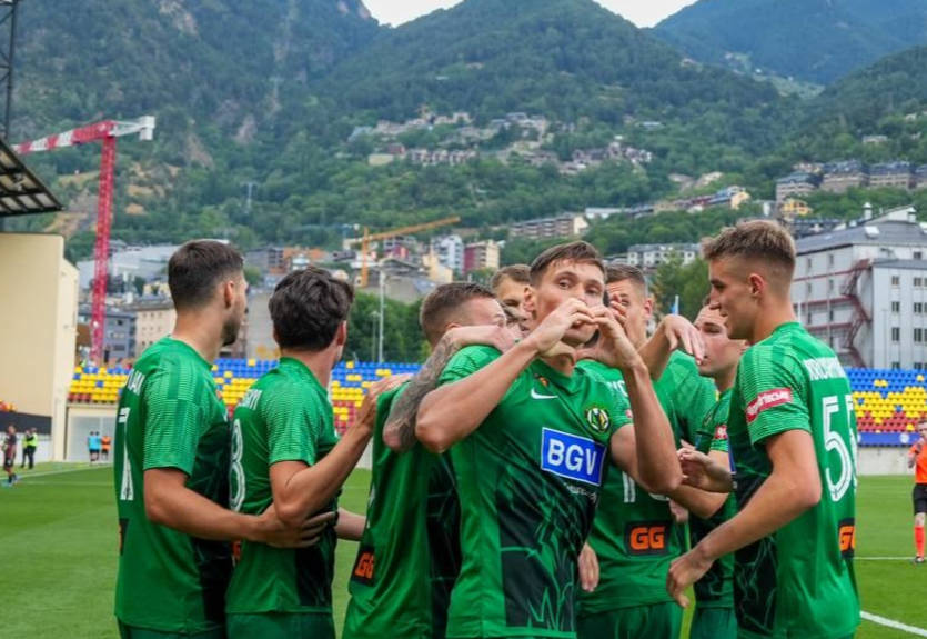 Полесье уверенно переиграло Пакш в первом матче квалификации Лиги конференций