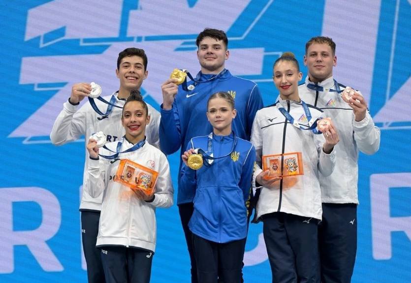 Лабунец и Кривицкая принесли Украине первое "золото" Всемирных игр