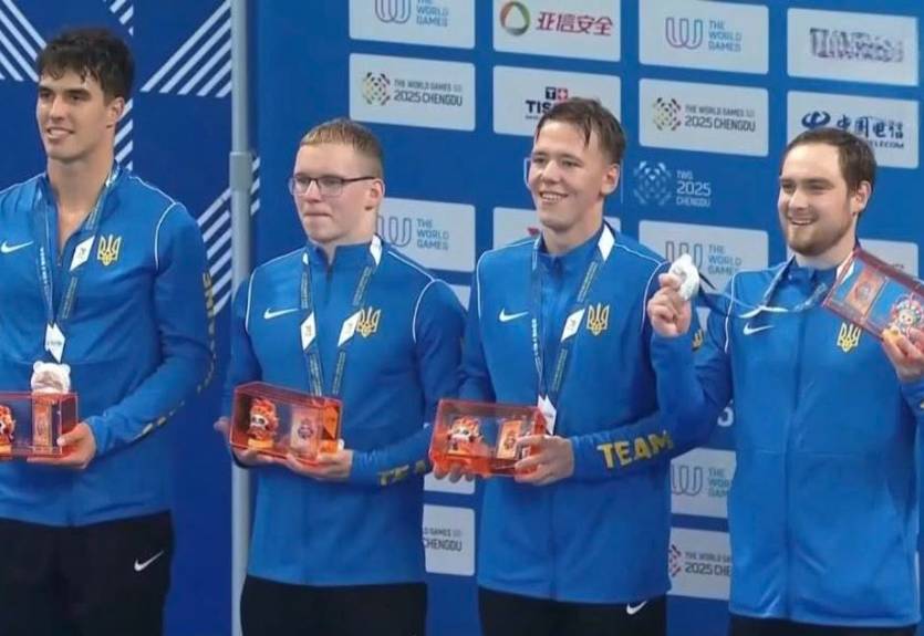 Україна виборола три нагороди у підводному плаванні на Всесвітніх іграх