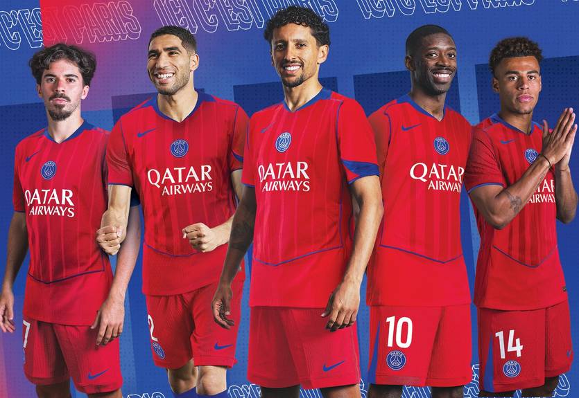 ПСЖ представил третий комплект формы