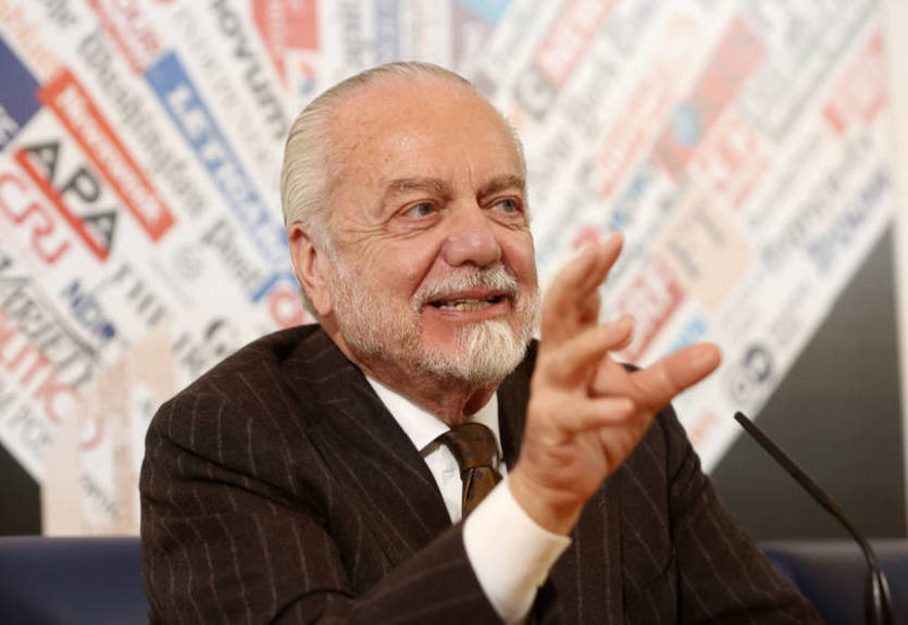 Президент Наполі знову закликав скоротити Серію А Президент Наполі знову закликав скоротити Серію А