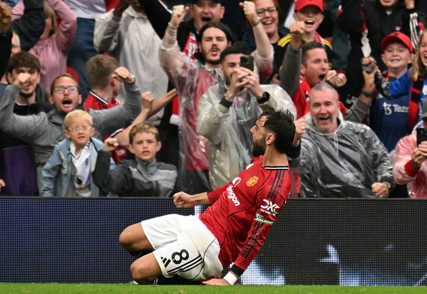 МЮ спасся от позора благодаря голу с пенальти Фернандеша