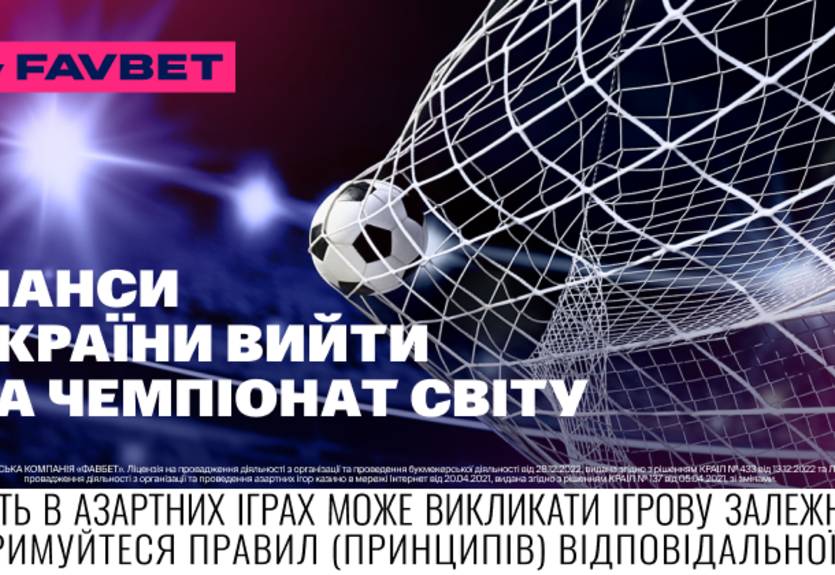 Букмекери оцінили шанси України вийти на Чемпіонат світу