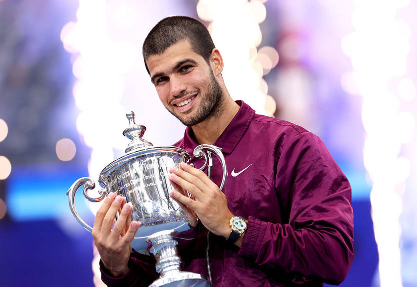 Алькарас отримав рекордні в історії тенісу призові за перемогу на US Open-2025