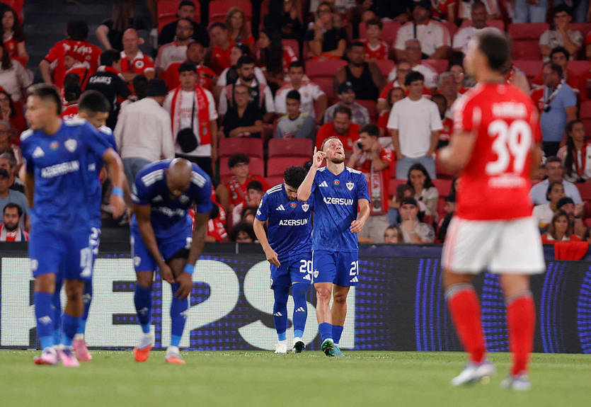 Кащук вырвал победу для Карабаха против Бенфики с Трубиным и Судаковым