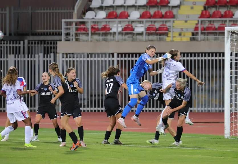 Женская команда Колоса повторно проиграла албанкам в отборе нового еврокубка