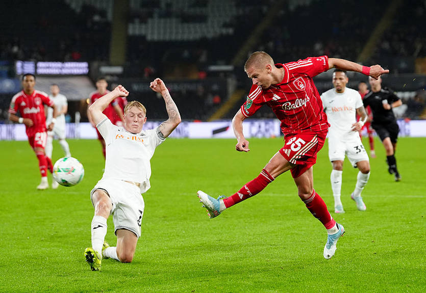 Зінченко дебютував за Ноттінгем із драматично втраченої перемоги у Кубку ліги