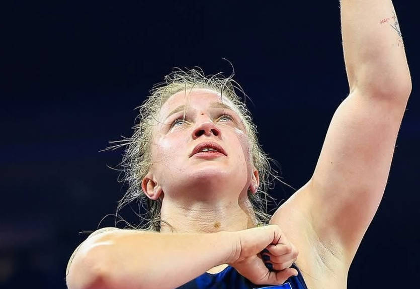 Украинская борчиха посвятила медаль на чемпионате мира брату, погибшему на войне