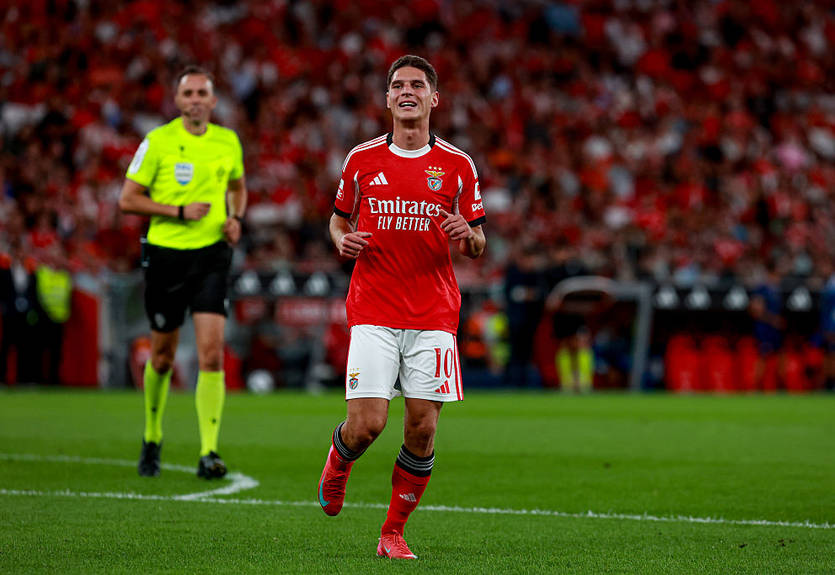 Судаков забил дебютный гол за Бенфику