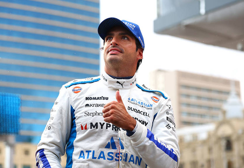 Сайнс оцінив сенсаційний перший ряд для Вільямс