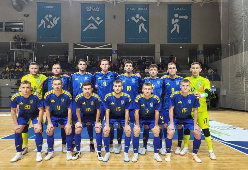 Збірна України з футзалу двічі обіграла Литву Збірна України з футзалу двічі обіграла Литву