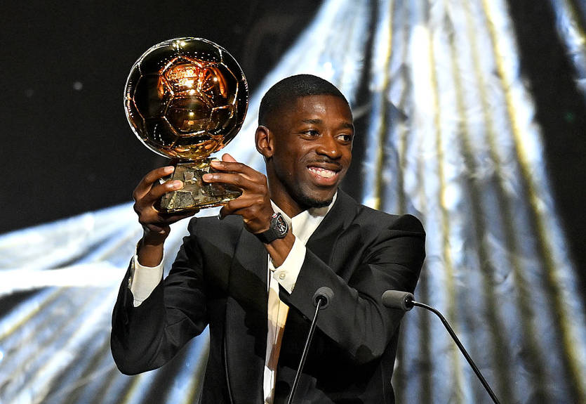 France Football раскрыл, на сколько баллов Дембеле опередил Ямаля в борьбе за Золотой мяч