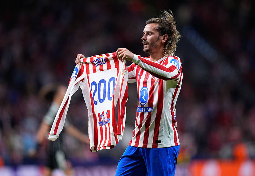 Грізманн забив ювілейний гол за Атлетіко Грізманн забив ювілейний гол за Атлетіко