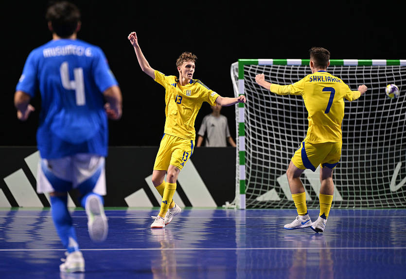 Сборная Украины одолела Италию и вышла в полуфинал Евро-2025 U-19 по футзалу
