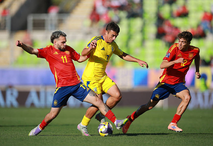 Минимальное поражение: Испания остановила Украину на ЧМ-2025 U-20 - видео матча