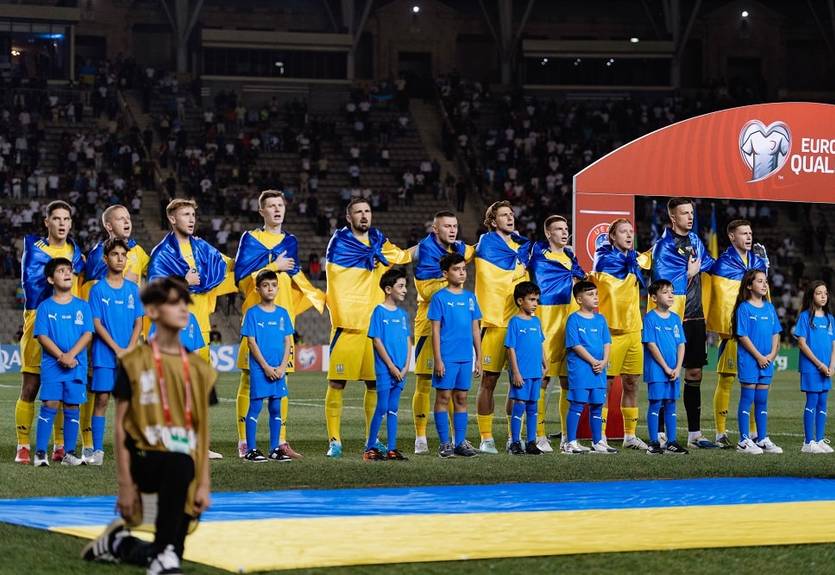 Украина огласила стартовый состав на матч с Исландией