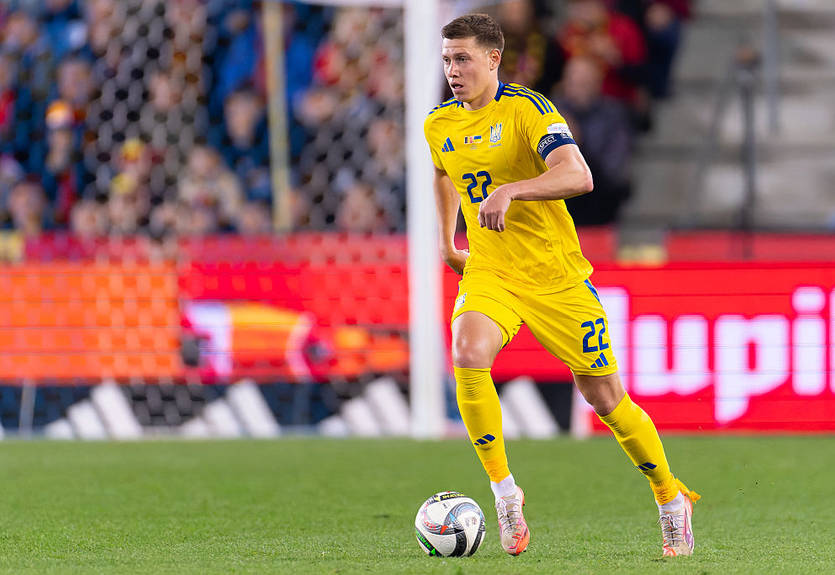 Матвиенко проводит 80-й матч за сборную Украины