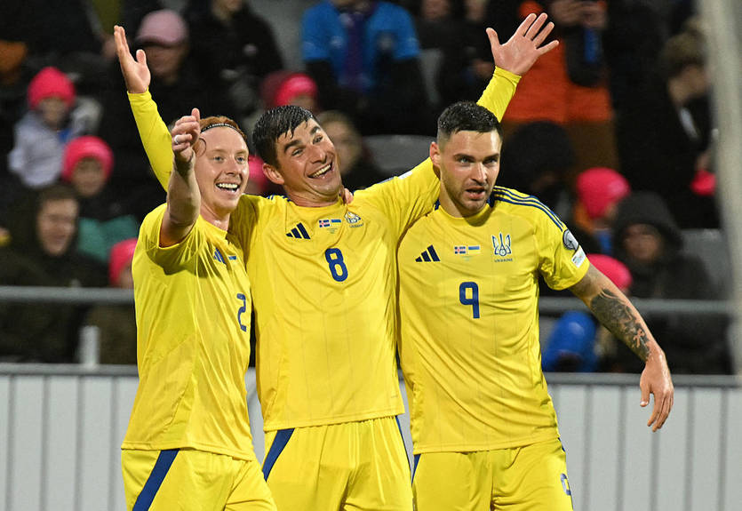 Украина ярко вырвала драматическую победу в матче с Исландией