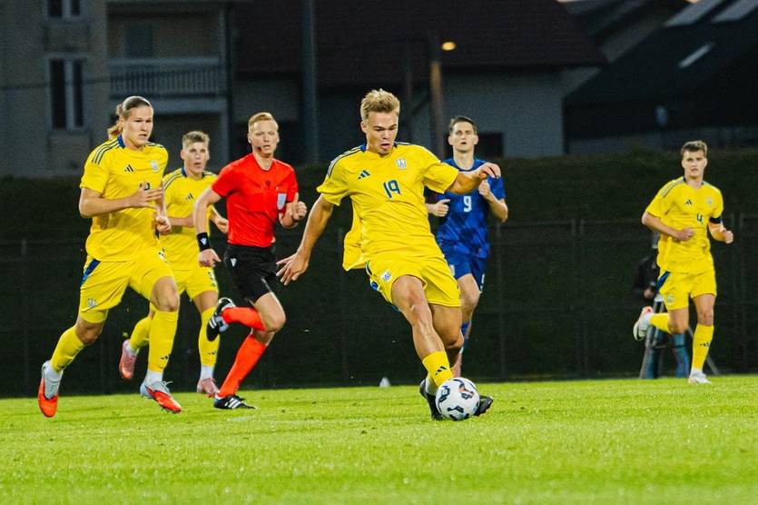 Украина уступила Хорватии / УАФ