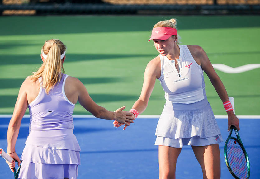 Киченок завершила выступление в парном разряде турнира в Нинбо