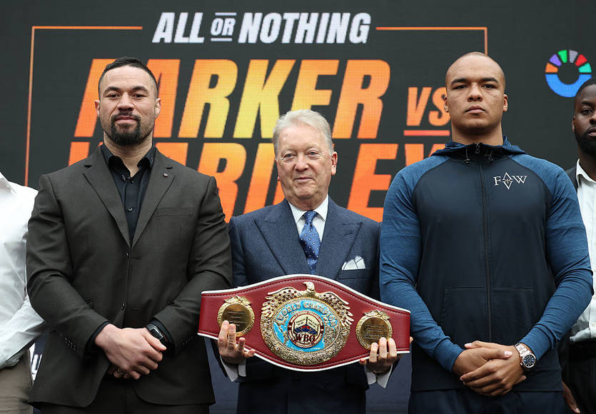 Джозеф Паркер, Френк Воррен і Фабіо Вордлі / Getty Images