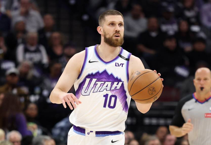 Михайлюк вновь провел более 20 минут на паркете, но Юта проиграла