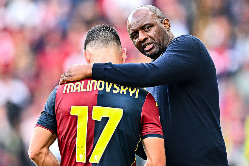 Руслан Малиновский и Патрик Виейра / Getty Images